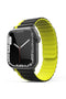 Movenchy Apple Watch 42/44/45/46/49mm Uyumlu MO-WB1 Çift Renk Mıknatıslı Silikon Kordon