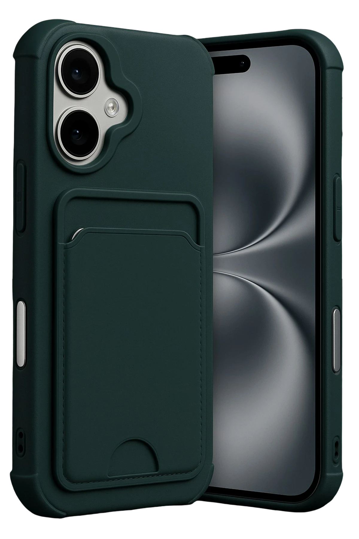 Cepax iPhone 17 Kelvin Kartvizitli Silikon Telefon Kılıfı