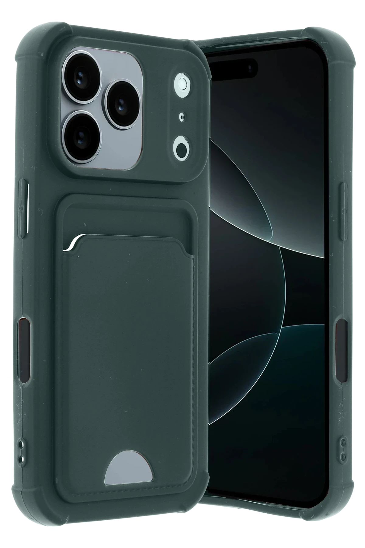 Cepax iPhone 17 Pro Kelvin Kartvizitli Silikon Telefon Kılıfı