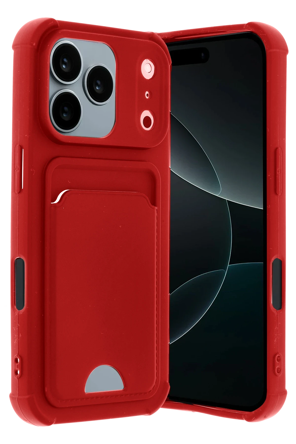 Cepax iPhone 17 Pro Kelvin Kartvizitli Silikon Telefon Kılıfı