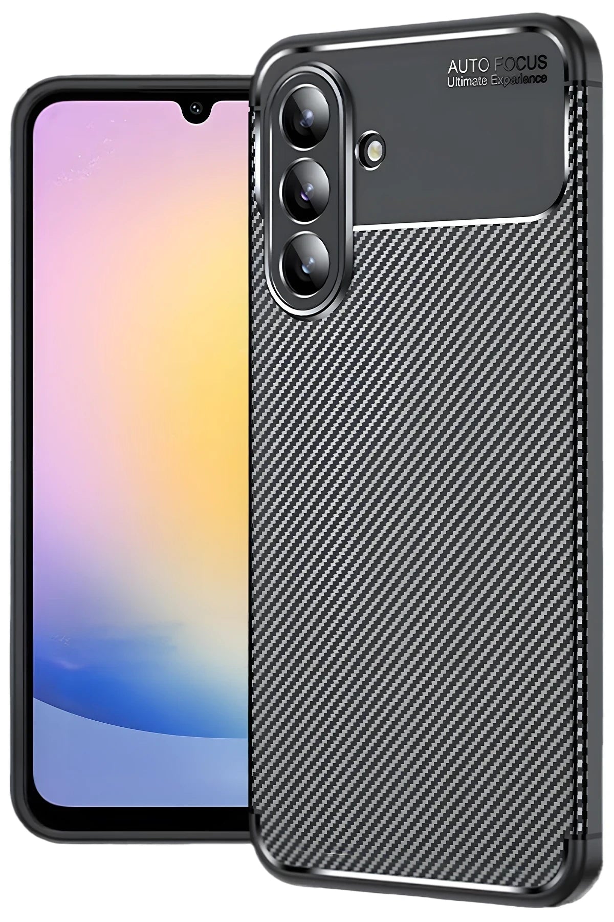 Cepax Samsung Galaxy S25 FE Auto Focus Karbon Telefon Kılıfı