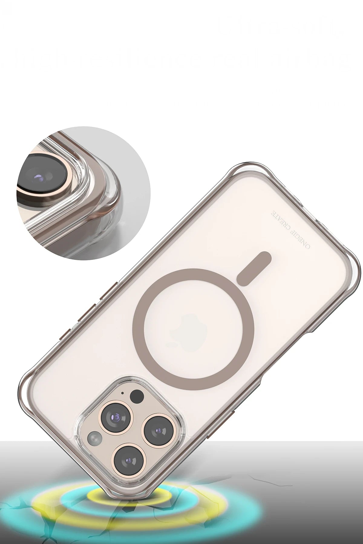 Onegif Apple iPhone 15 Hulk Magsafe Telefon Kılıfı