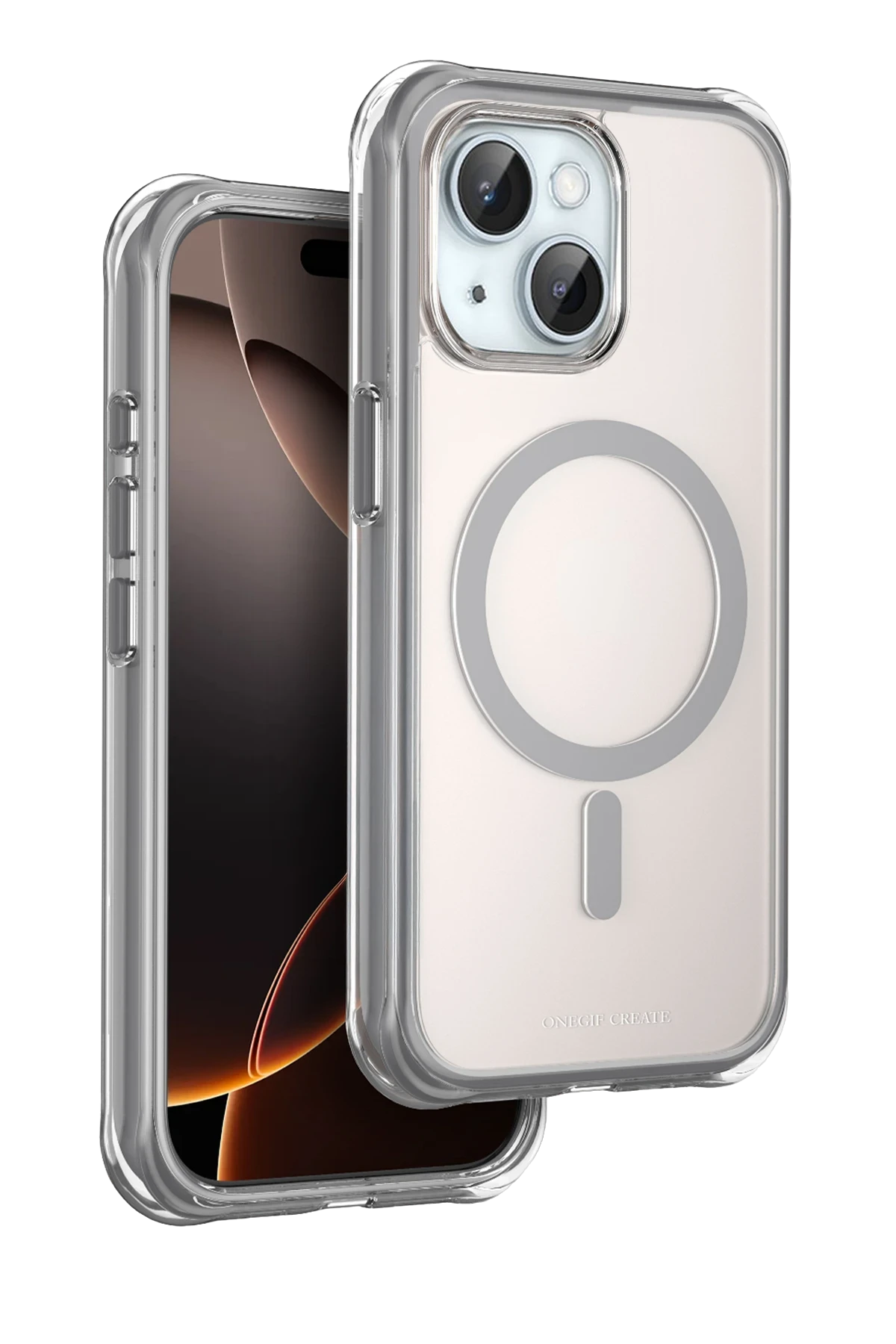 Onegif Apple iPhone 15 Hulk Magsafe Telefon Kılıfı