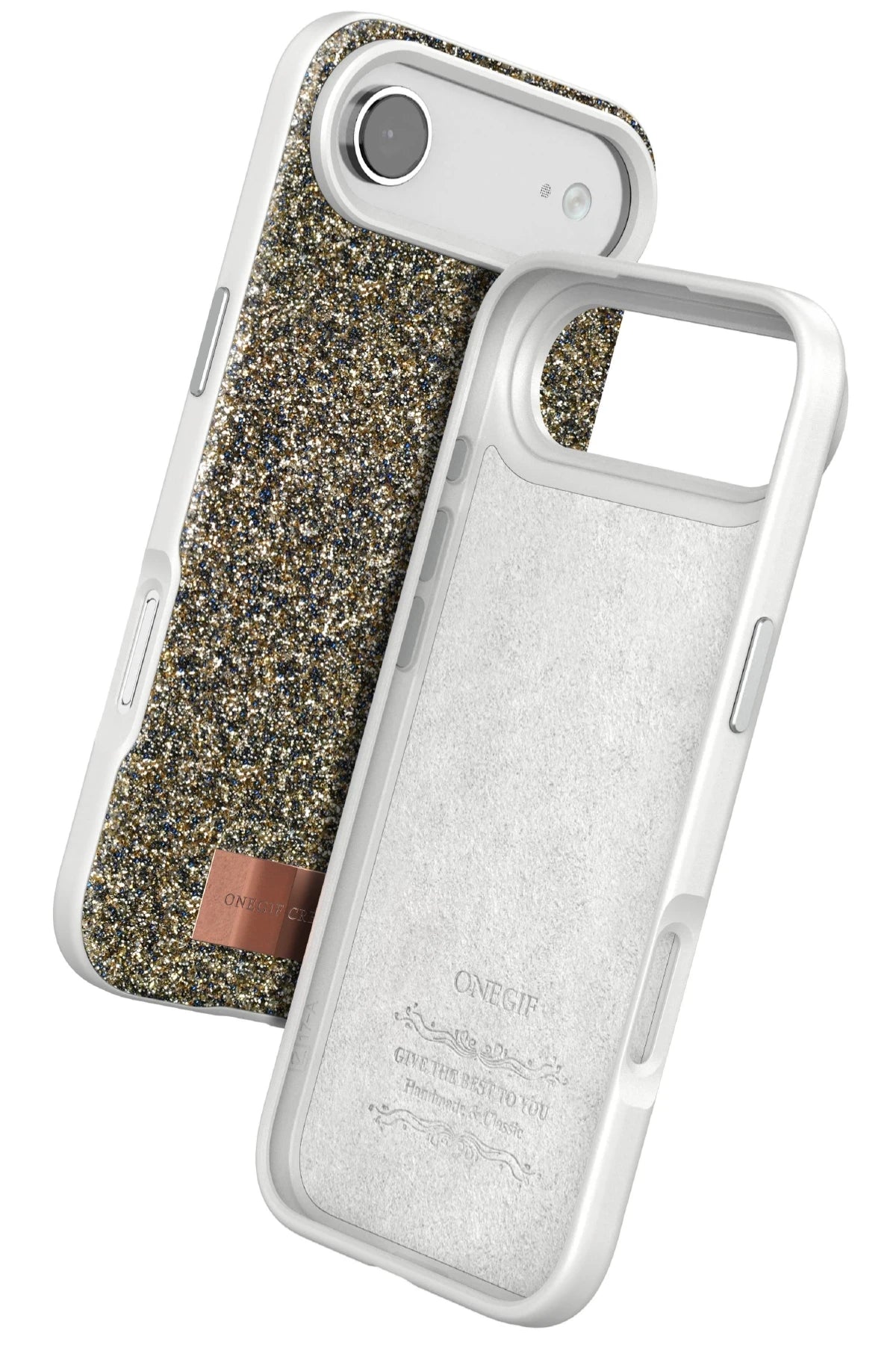 Onegif iPhone 17 Air Bright Simli Telefon Kılıfı