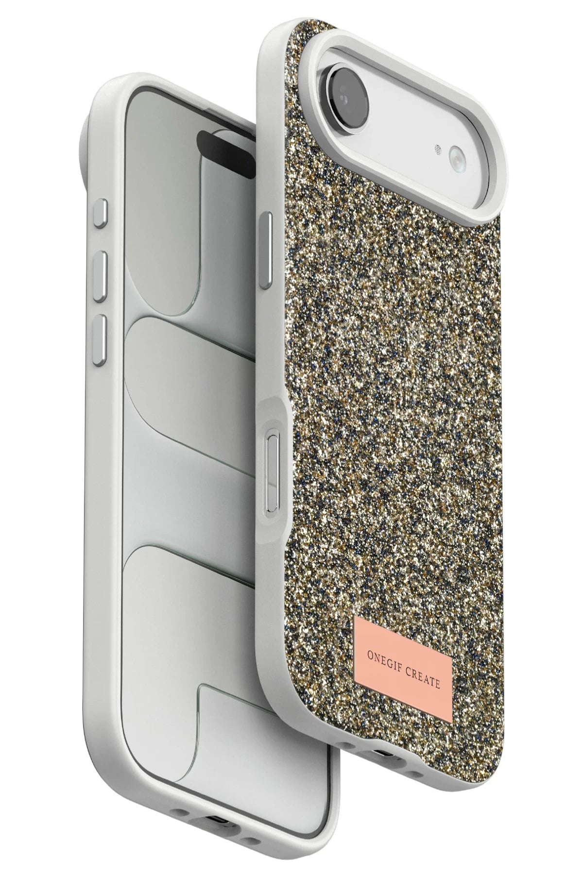 Onegif iPhone 17 Air Bright Simli Telefon Kılıfı