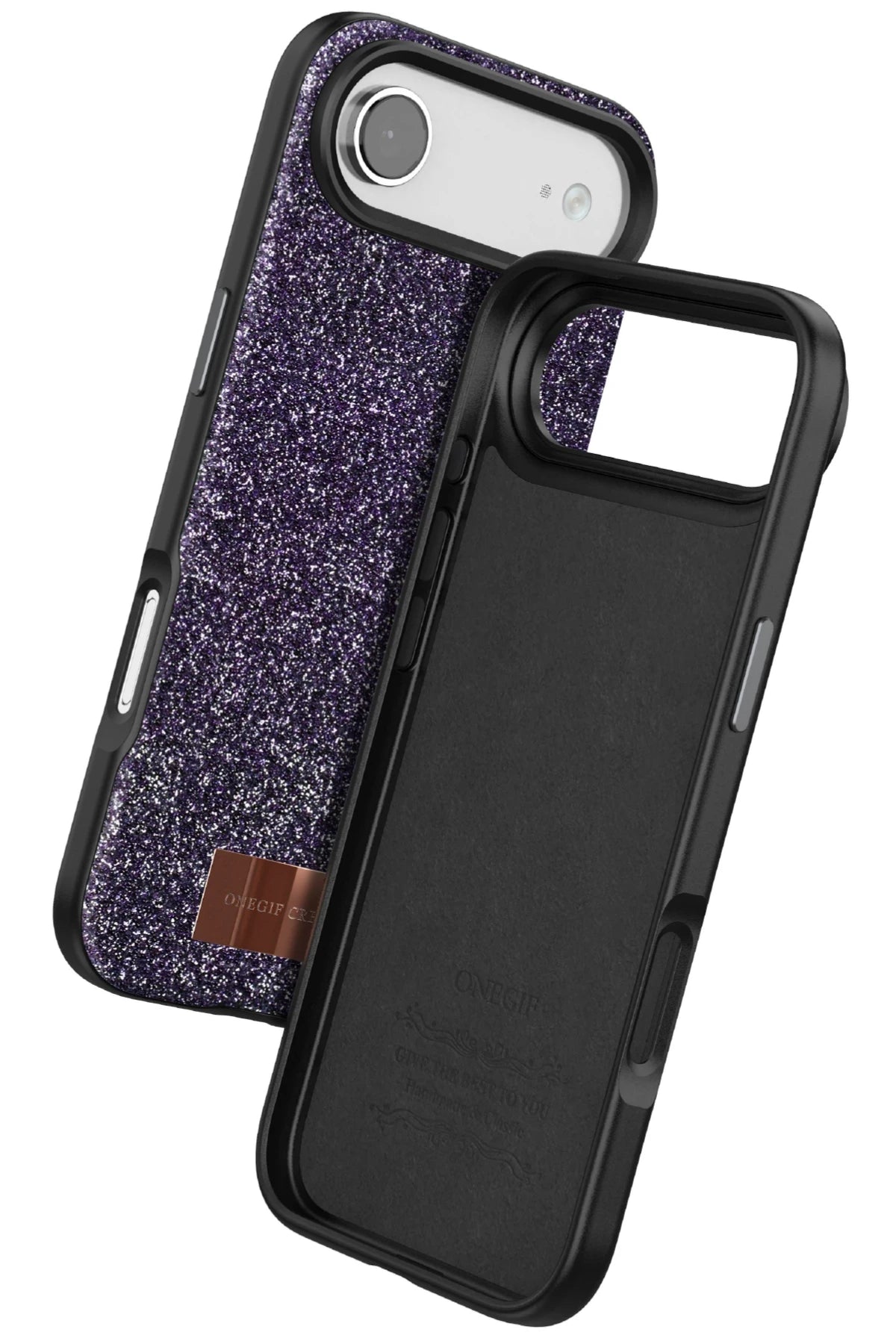 Onegif iPhone 17 Air Bright Simli Telefon Kılıfı