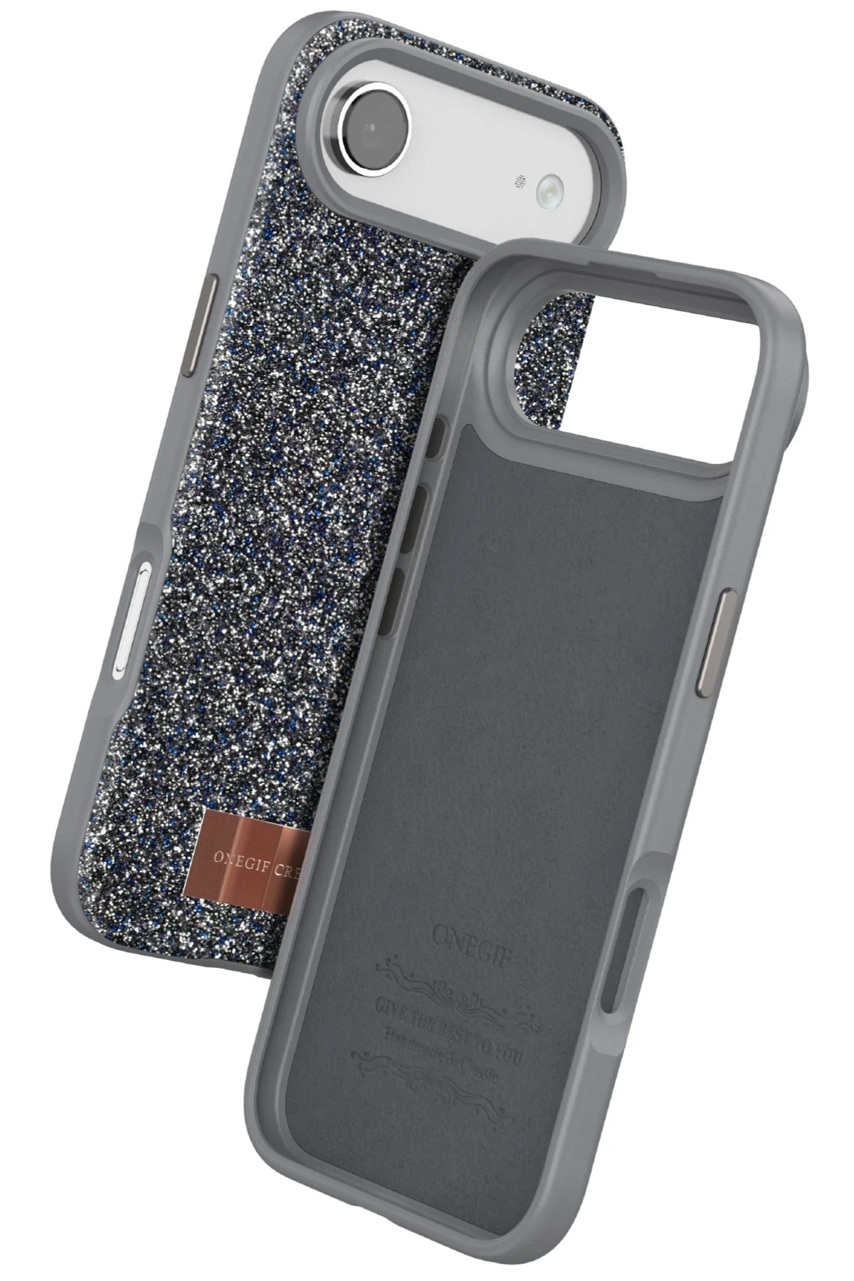 Onegif iPhone 17 Air Bright Simli Telefon Kılıfı