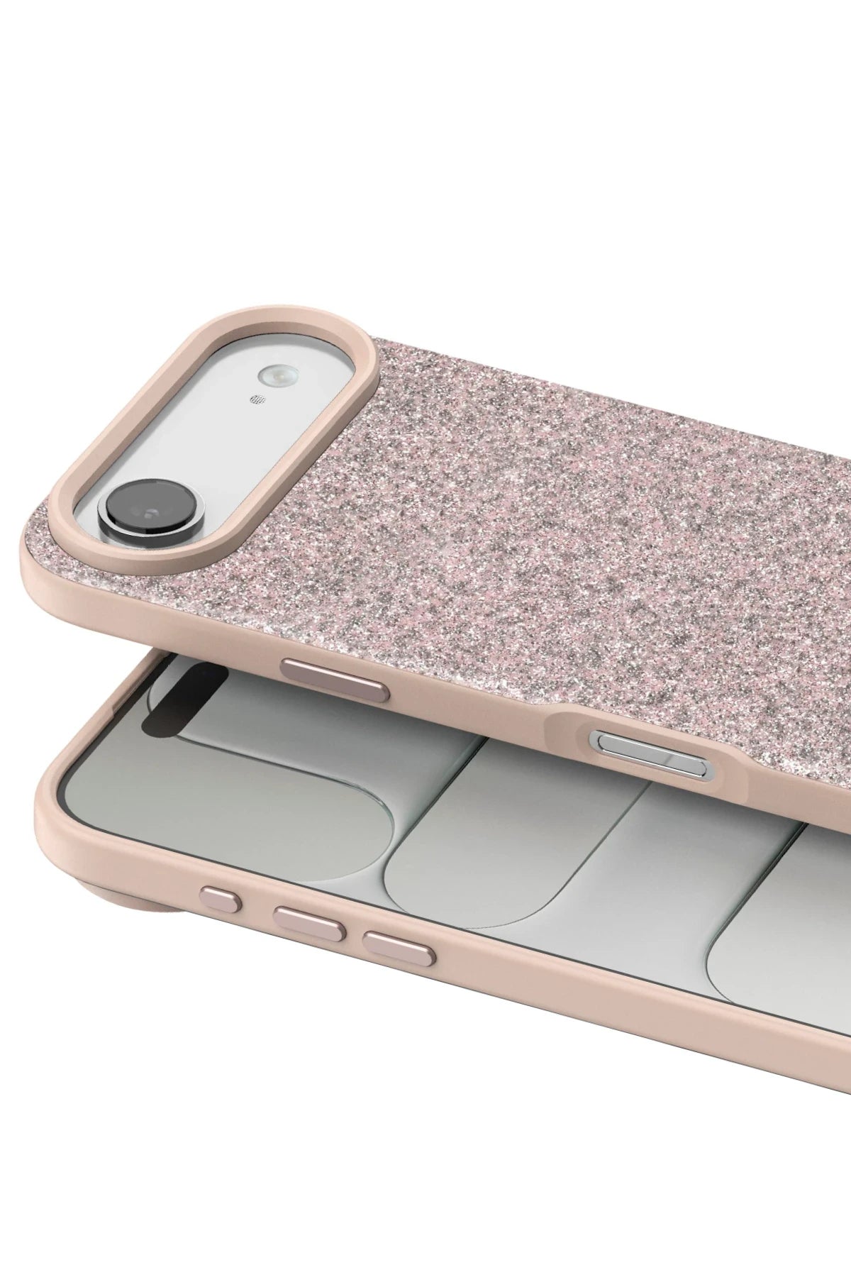 Onegif iPhone 17 Air Bright Simli Telefon Kılıfı