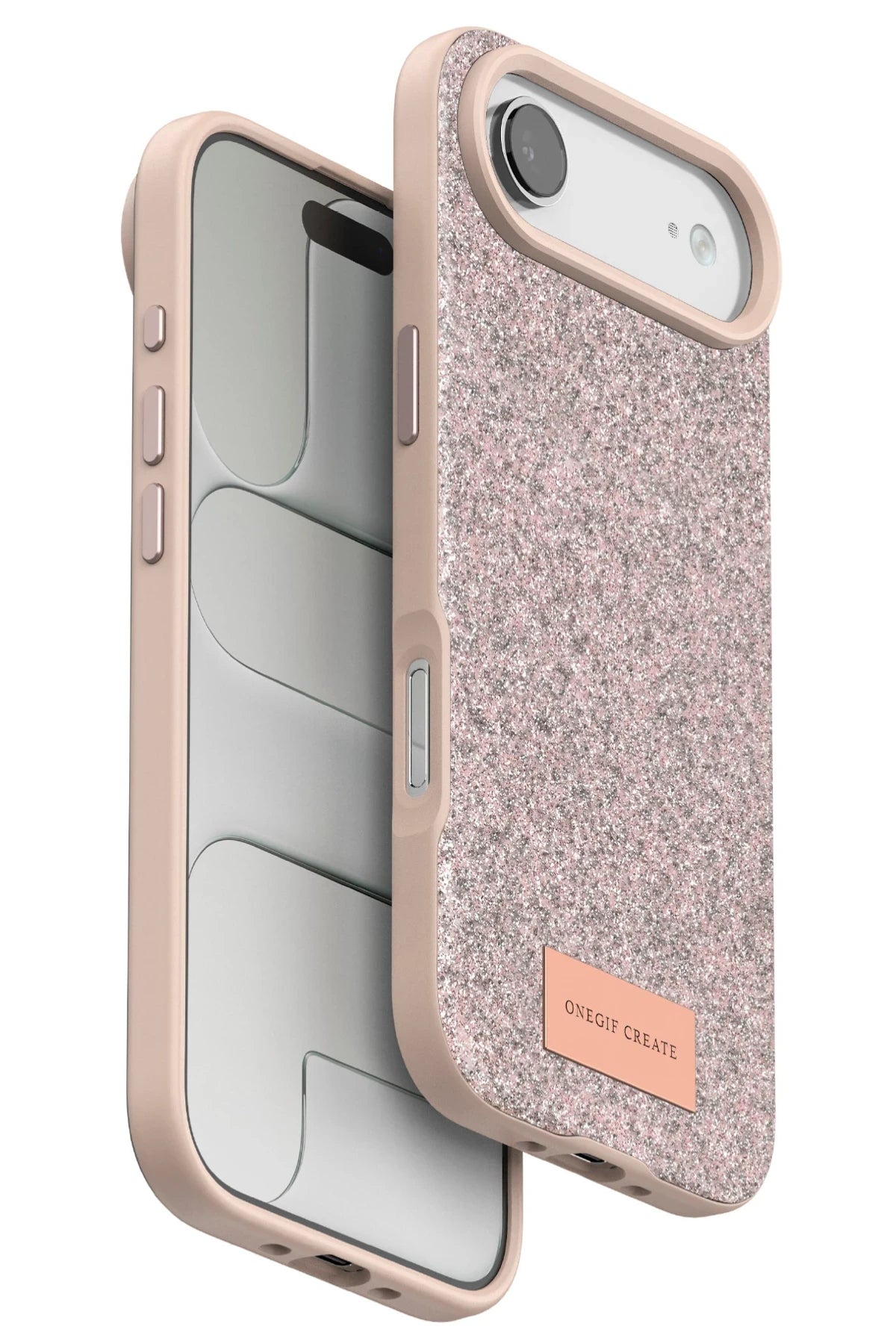 Onegif iPhone 17 Air Bright Simli Telefon Kılıfı