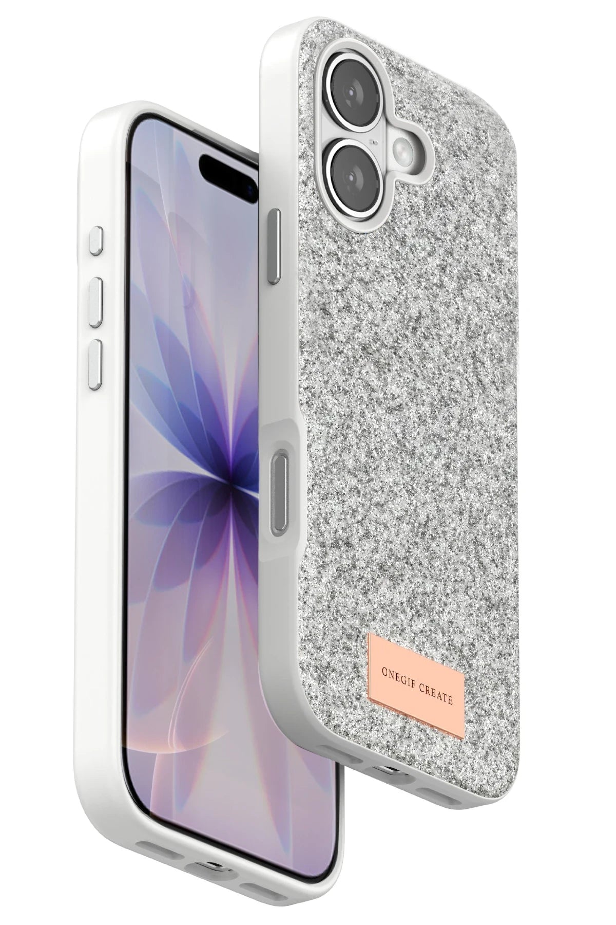 Onegif iPhone 17 Bright Simli Telefon Kılıfı