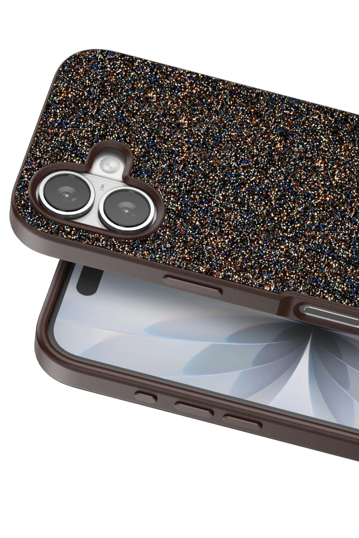 Onegif iPhone 17 Bright Simli Telefon Kılıfı