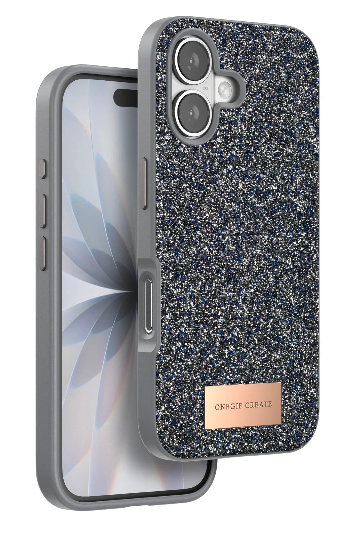 Onegif iPhone 17 Bright Simli Telefon Kılıfı