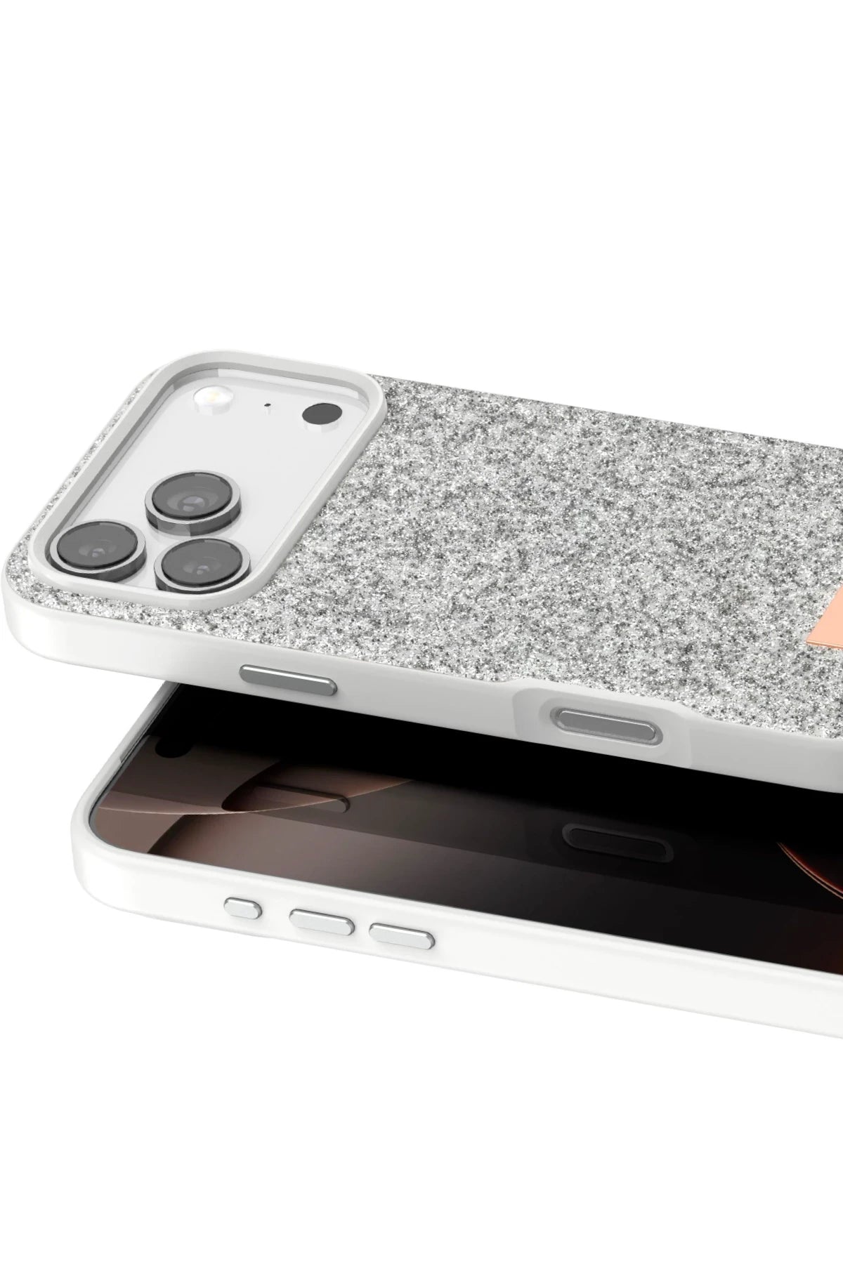 Onegif iPhone 17 Pro Bright Simli Telefon Kılıfı