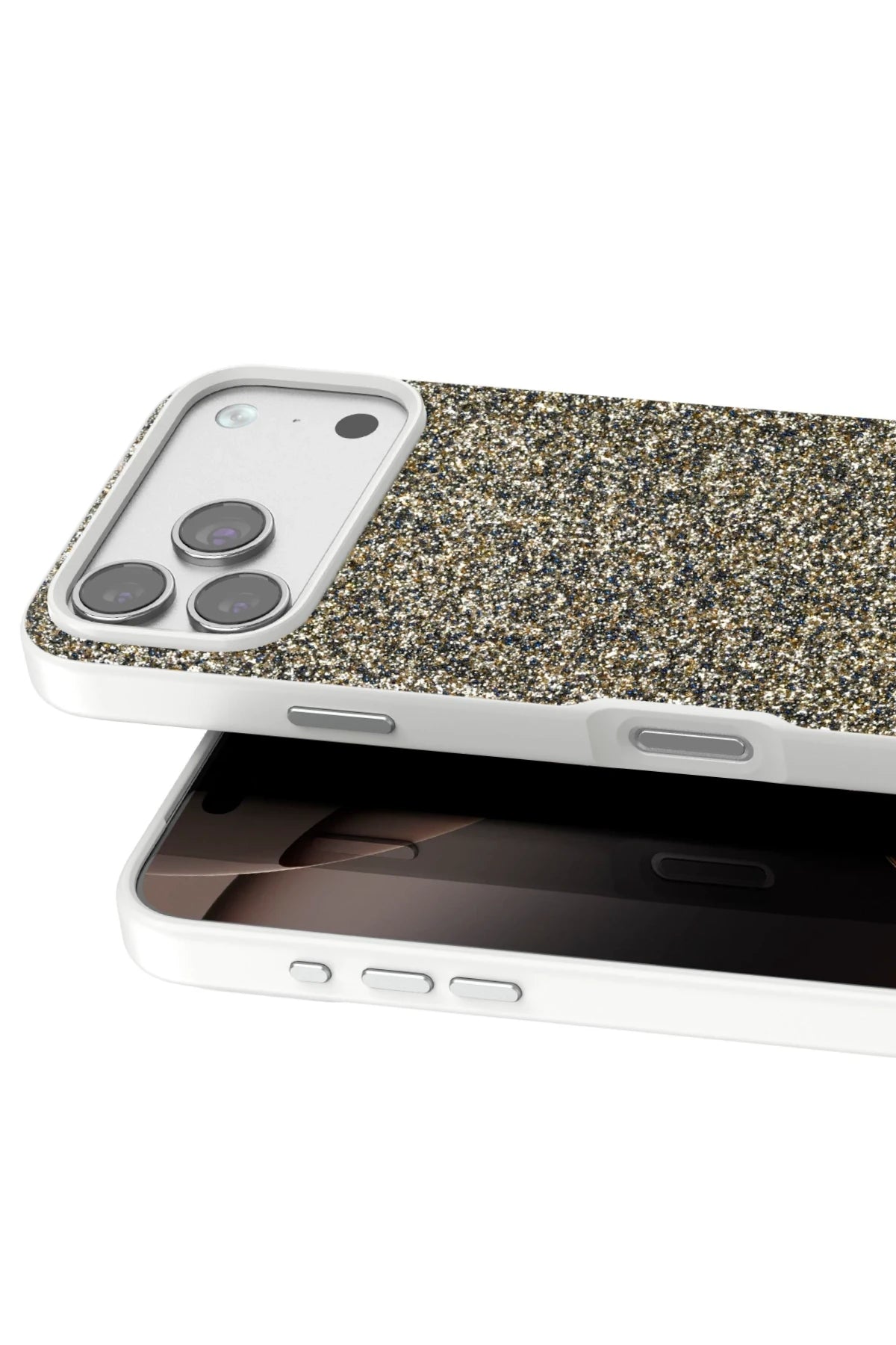 Onegif iPhone 17 Pro Bright Simli Telefon Kılıfı