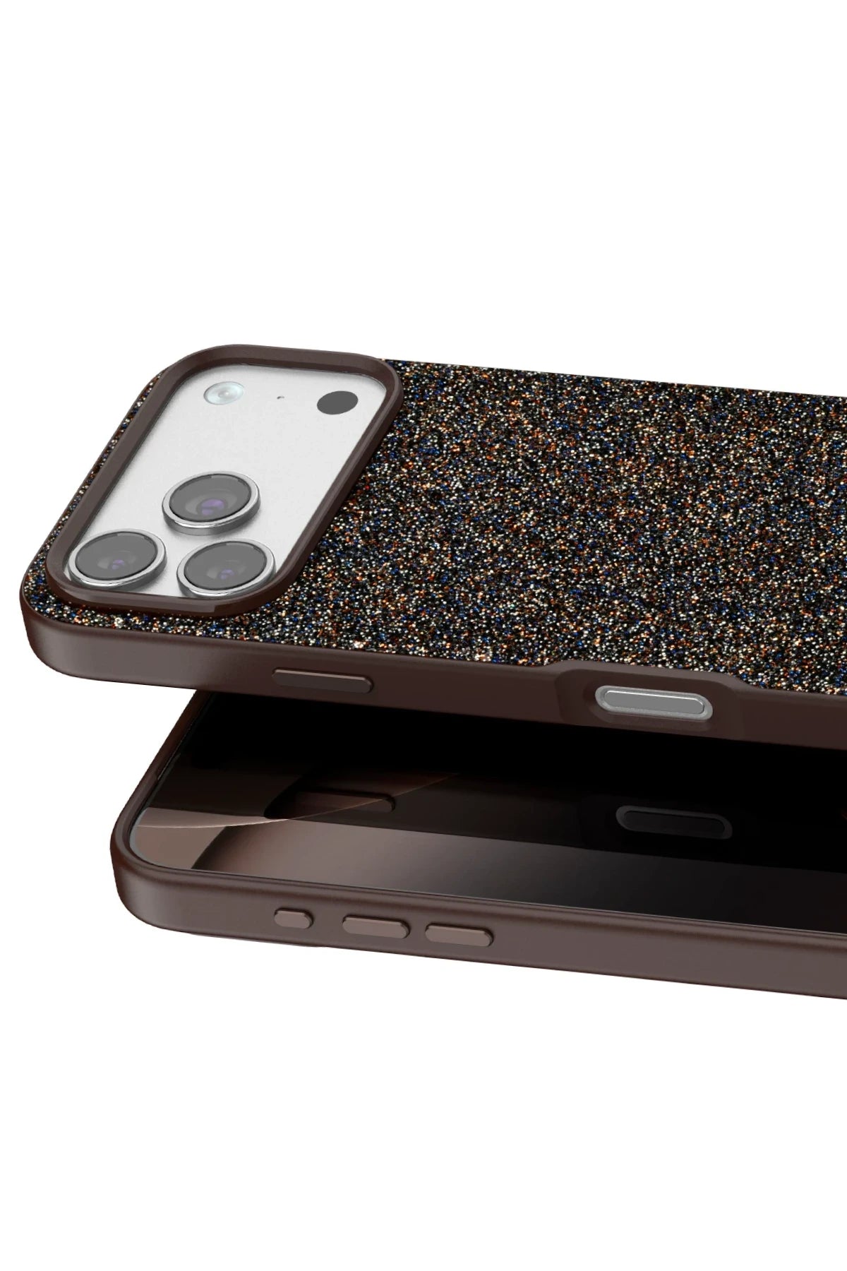 Onegif iPhone 17 Pro Bright Simli Telefon Kılıfı