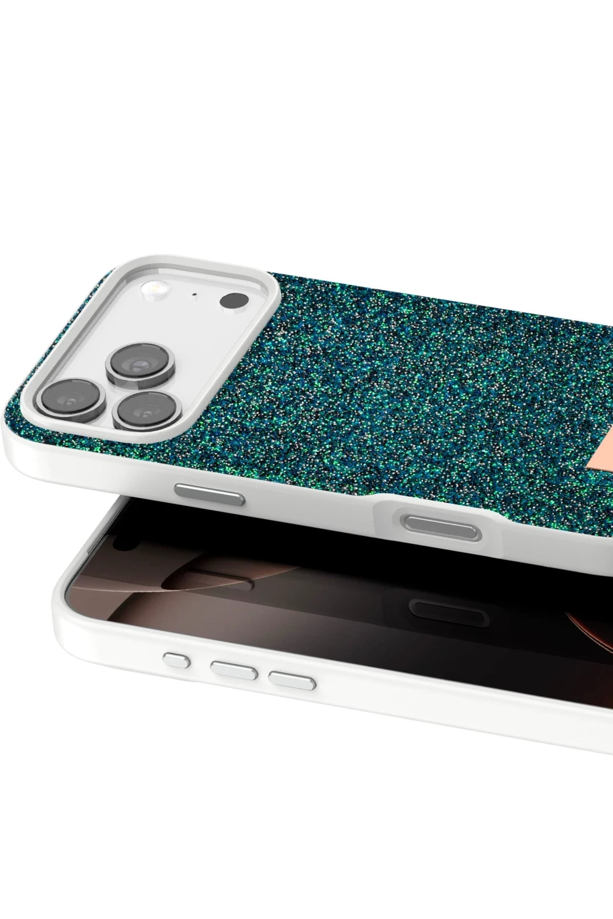 Onegif iPhone 17 Pro Bright Simli Telefon Kılıfı