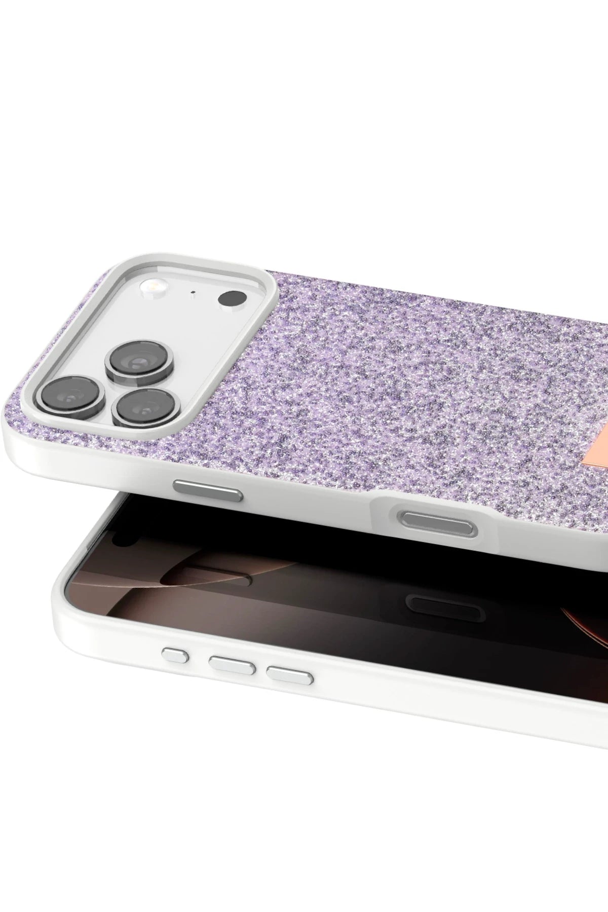 Onegif iPhone 17 Pro Bright Simli Telefon Kılıfı