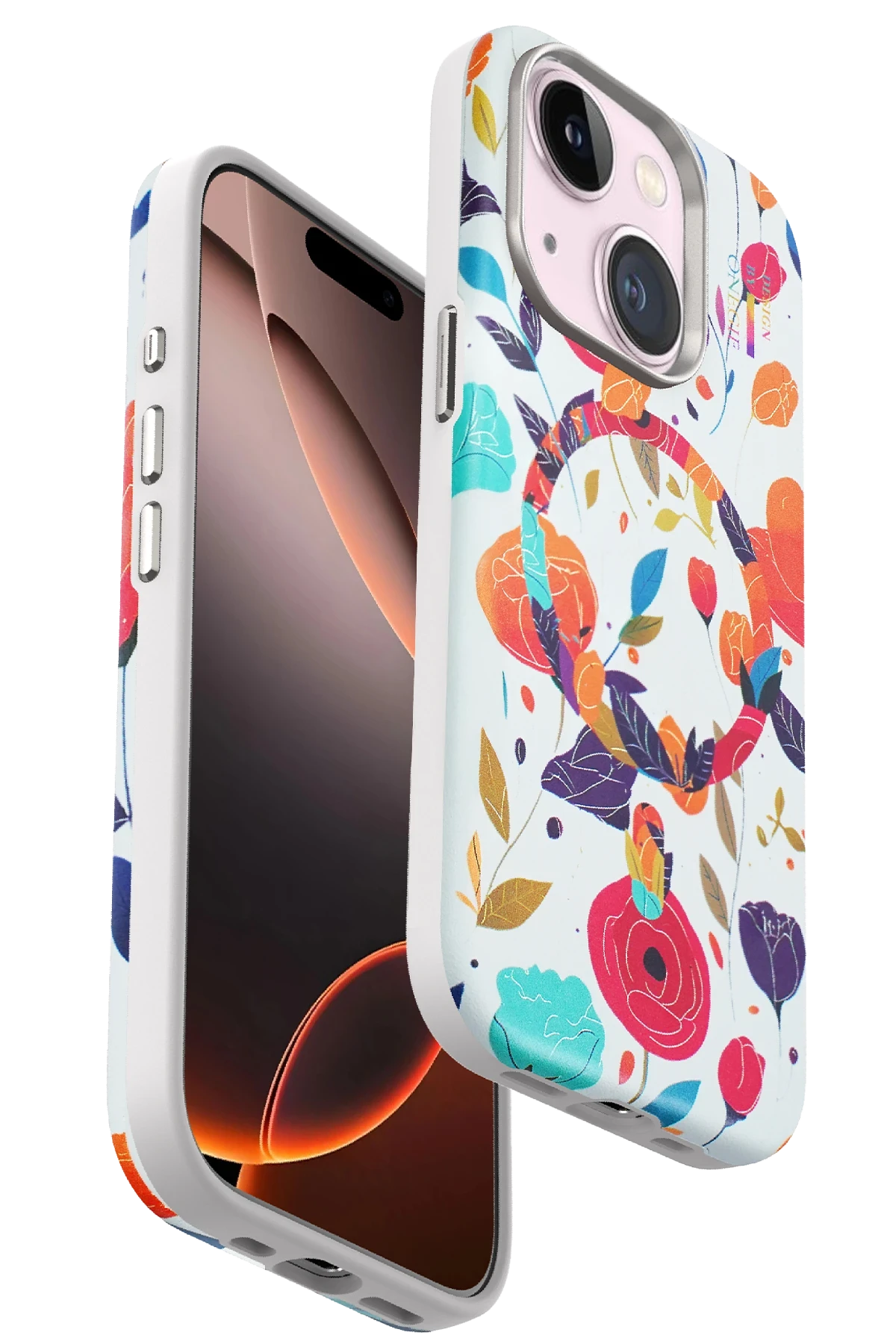 Onegif iPhone 14 Flower Series Magsafe Telefon Kılıfı
