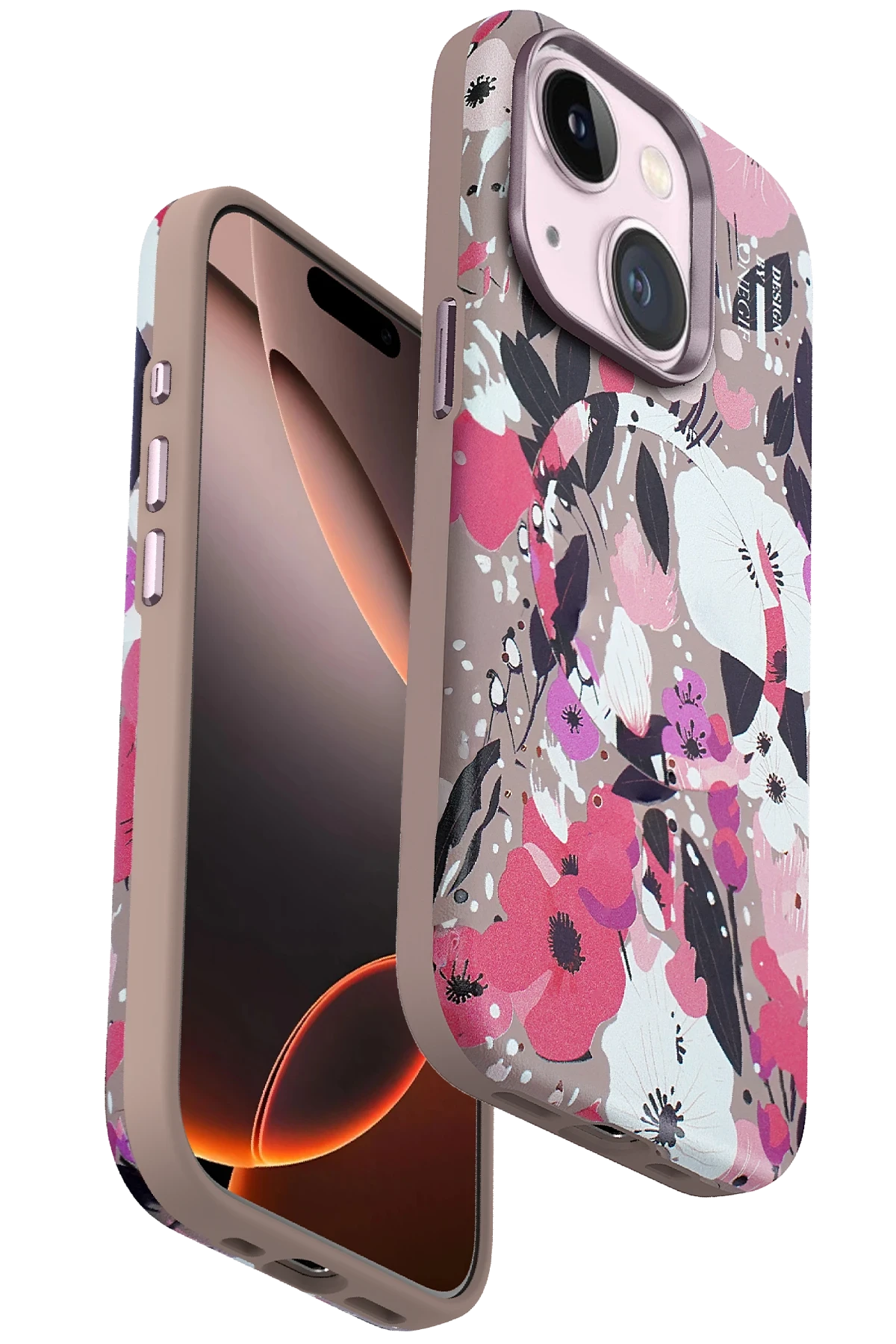 Onegif iPhone 14 Flower Series Magsafe Telefon Kılıfı
