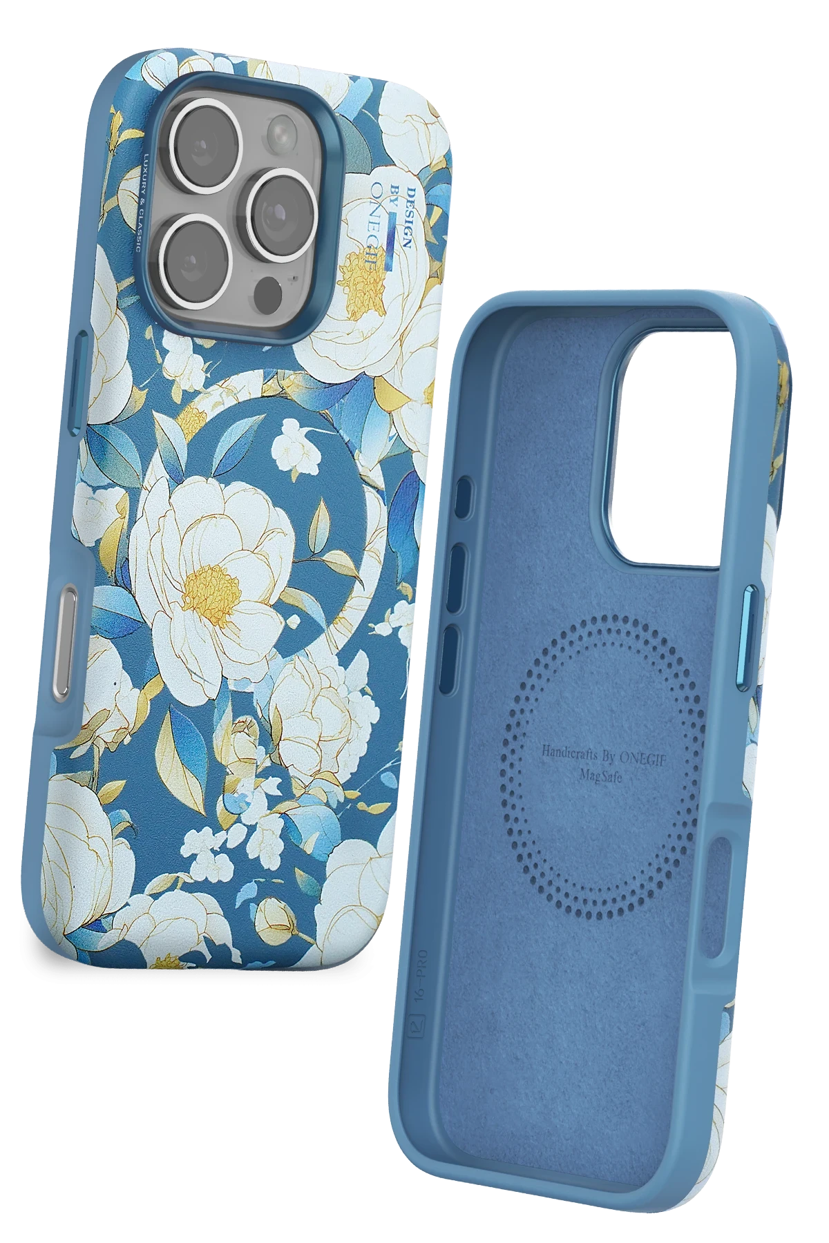 Onegif iPhone 16 Pro Max Flower Series Magsafe Telefon Kılıfı