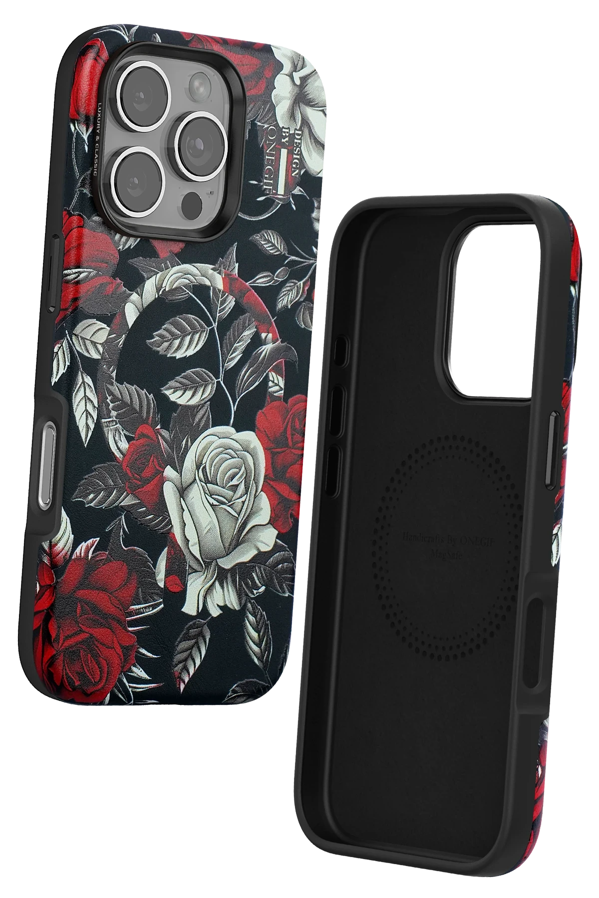Onegif iPhone 16 Pro Max Flower Series Magsafe Telefon Kılıfı