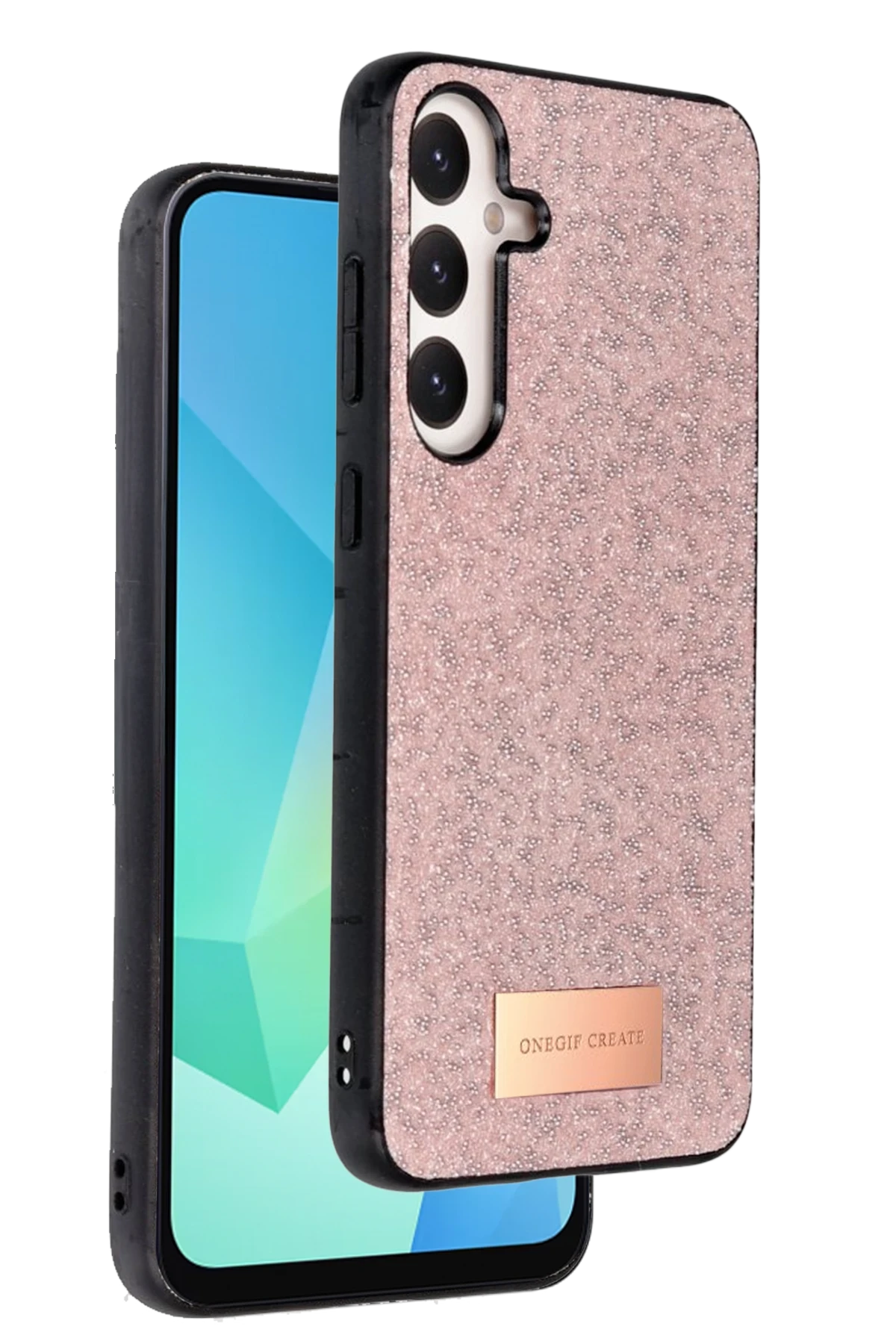 Onegif Samsung Galaxy A56 Bright Simli Telefon Kılıfı