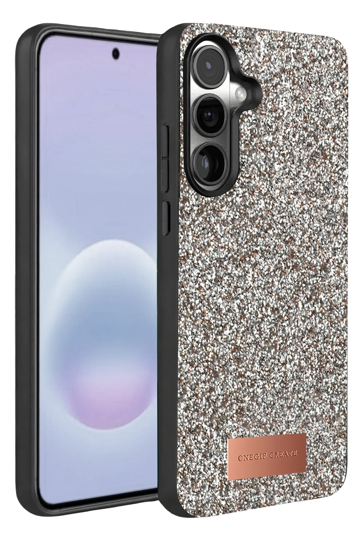 Onegif Samsung Galaxy A57 5G Bright Simli Telefon Kılıfı