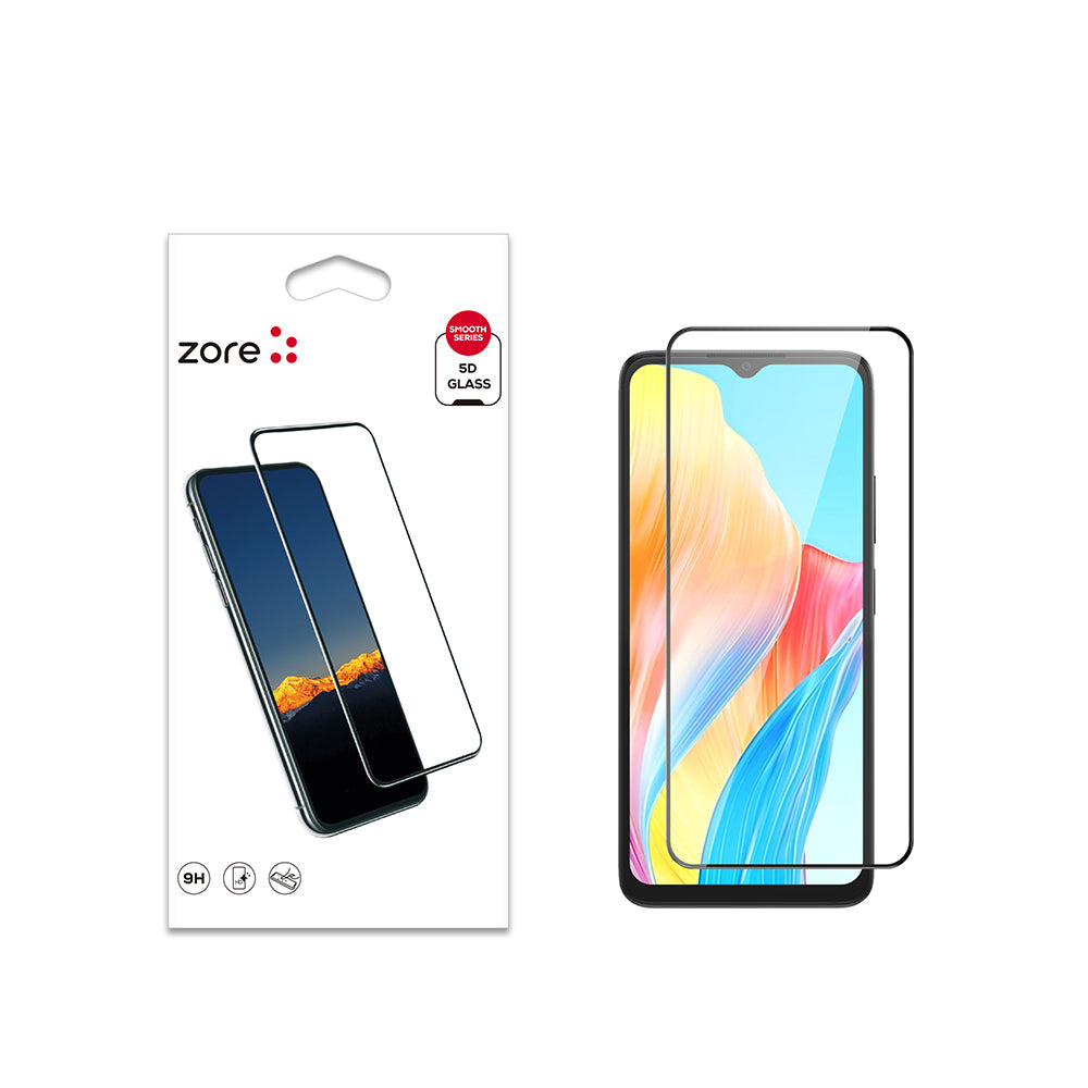 Cepax Oppo A38 Kenarları Kırılmaya Dayanıklı Cam Ekran Koruyucu