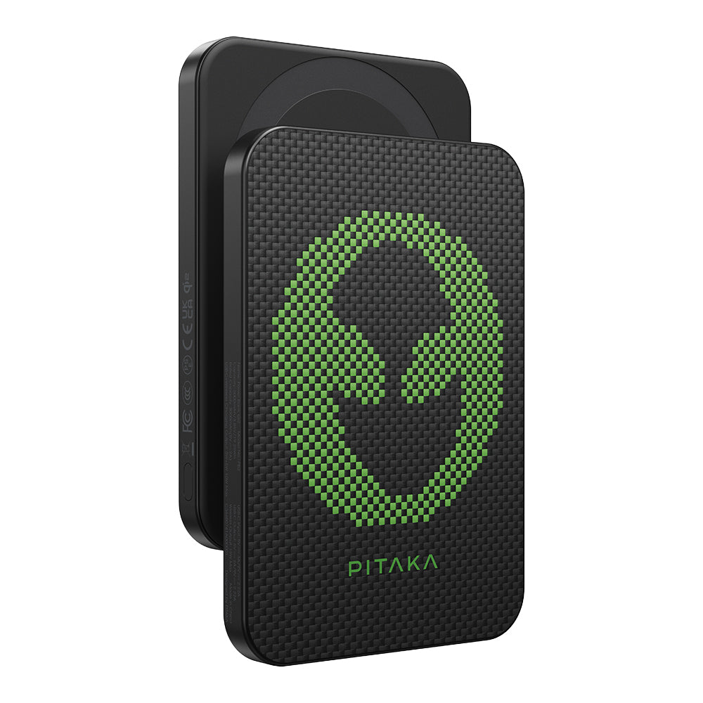 Pitaka Tactile Woven Qi2 Şarj Teknolojili Aramid Fiber MagSafe 15W 5000mAh Powerbank