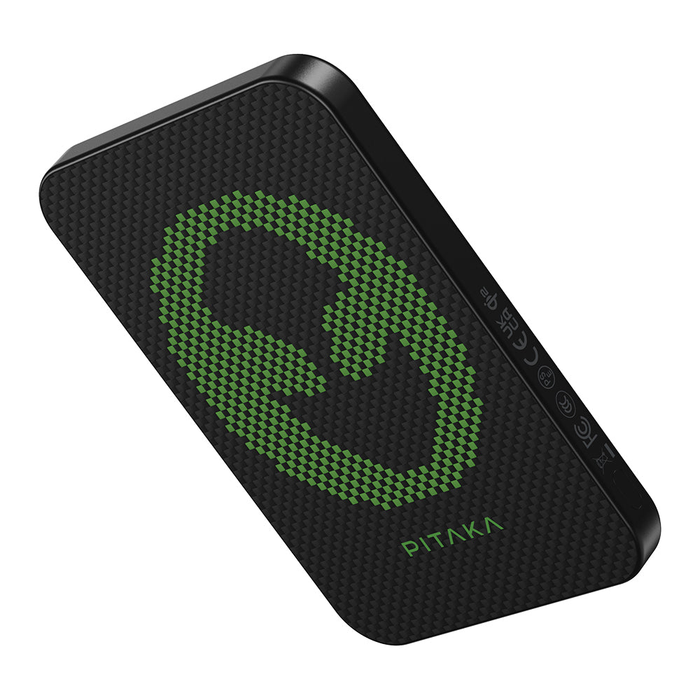 Pitaka Tactile Woven Qi2 Şarj Teknolojili Aramid Fiber MagSafe 15W 5000mAh Powerbank