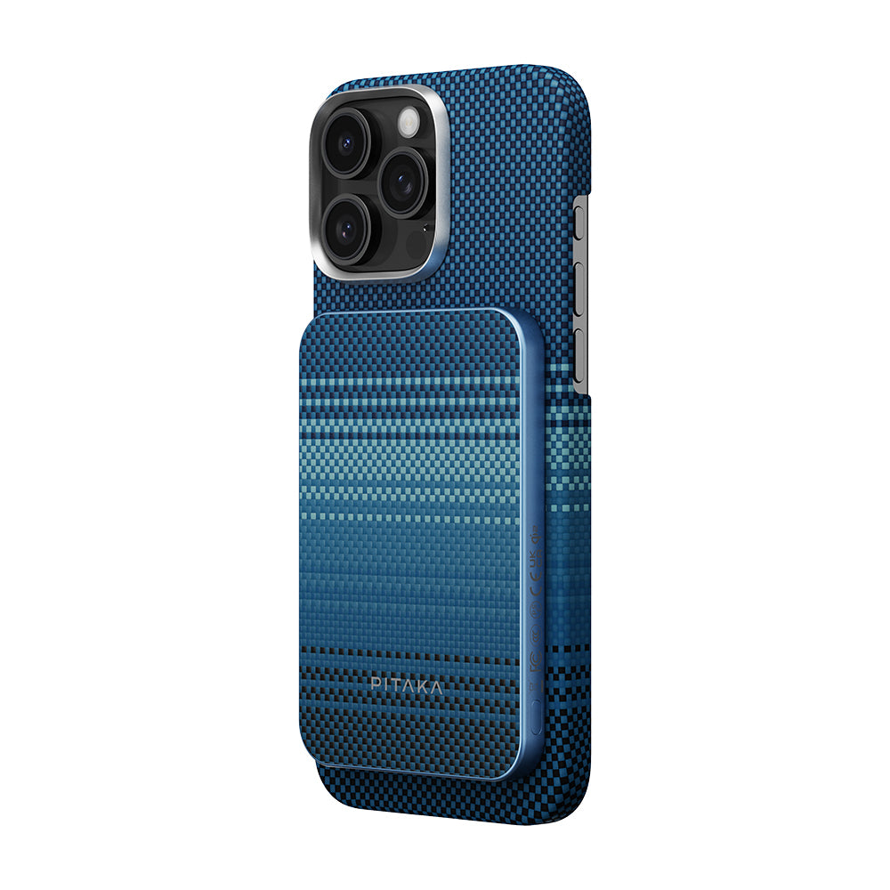 Pitaka Tactile Woven Qi2 Şarj Teknolojili Aramid Fiber MagSafe 15W 5000mAh Powerbank