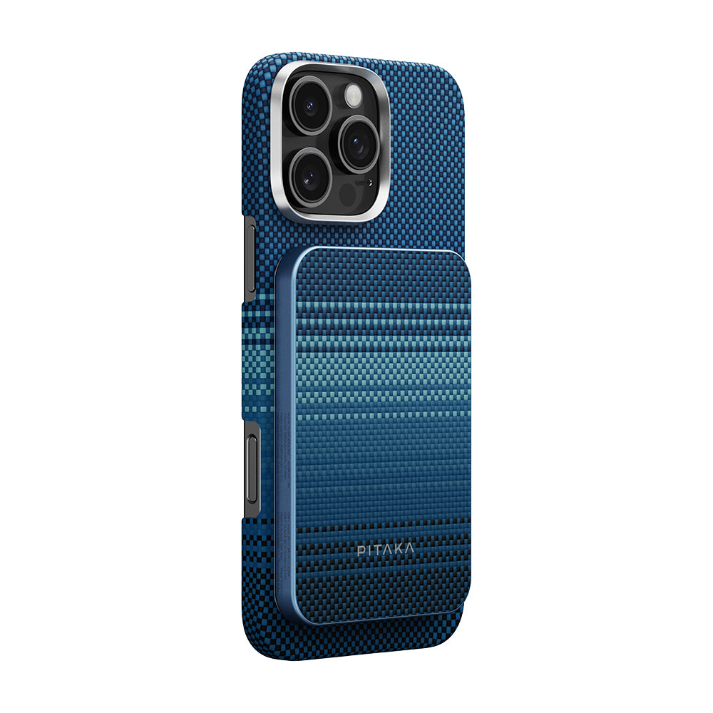 Pitaka Tactile Woven Qi2 Şarj Teknolojili Aramid Fiber MagSafe 15W 5000mAh Powerbank