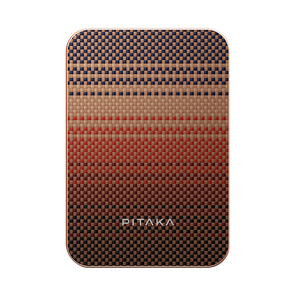 Pitaka Tactile Woven Qi2 Şarj Teknolojili Aramid Fiber MagSafe 15W 5000mAh Powerbank