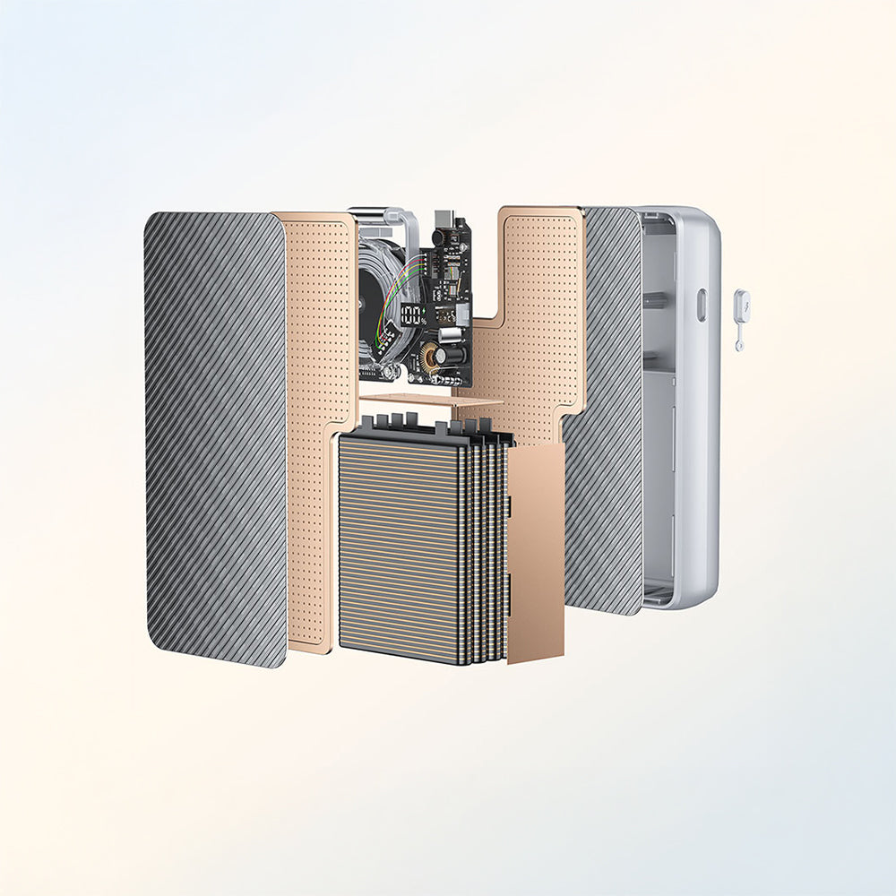 Recci RPB-P58 PD Hızlı Şarj Özellikli Type-C Kablolu 22.5W 10.000mAh Powerbank
