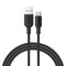 Recci RS46C USB-A to Type-C 2.4A Hızlı Şarj Özellikli Data ve Şarj Kablosu 100W 1.2M