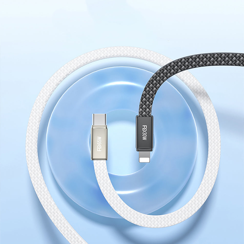 Recci RS55CC Type-C to Type-C PD Hızlı Şarj Özellikli Data ve Şarj Kablosu 65W 1M