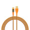 Recci RTC-P19C Amber Serisi USB-A to Type-C 6A Şeffaf Tasarım Şarj ve Data Kablosu 1.5M