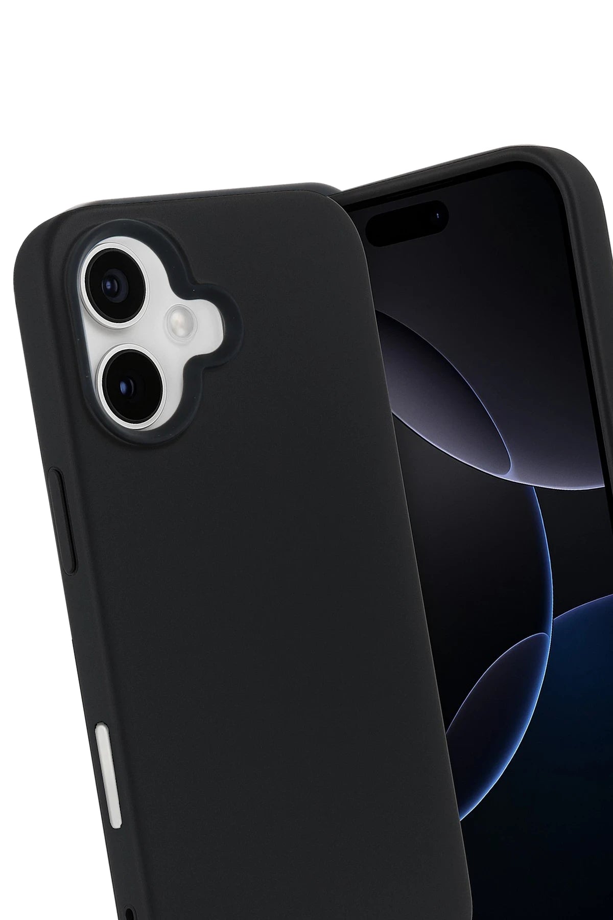 Cepax iPhone 17 Nano içi Kadife Silikon Telefon Kılıfı