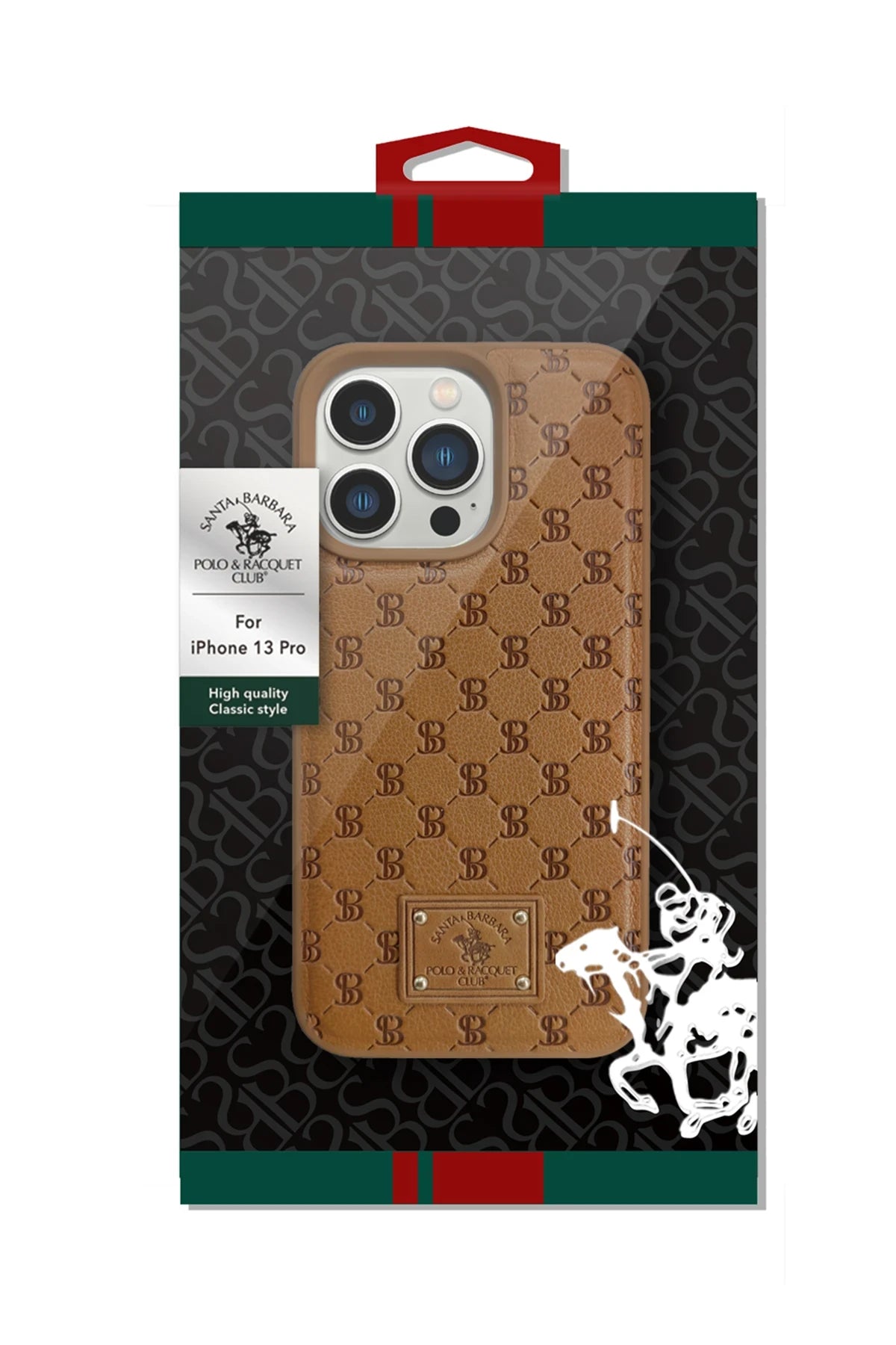 Santa Barbara Polo Racquet Club Apple iPhone 13 Pro Merte Telefon Kılıfı