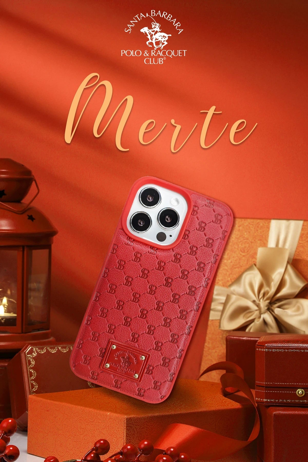 Santa Barbara Polo Racquet Club Apple iPhone 13 Pro Merte Telefon Kılıfı