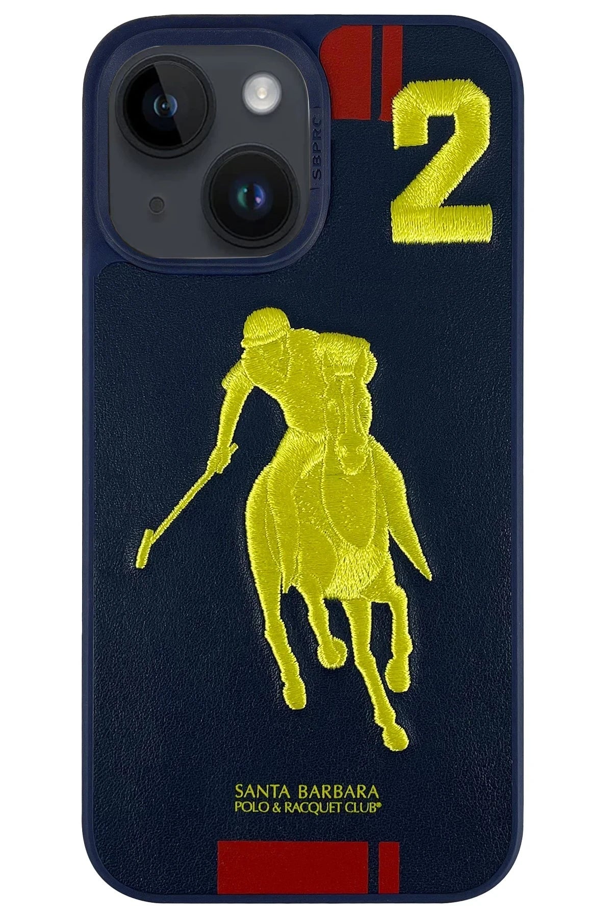 Santa Barbara Polo Racquet Club Apple iPhone 14 Garner Deri Telefon Kılıfı