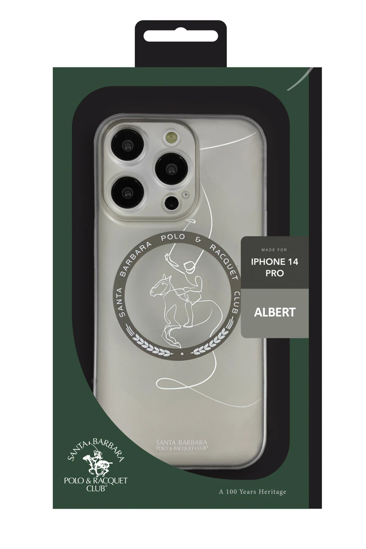Santa Barbara Polo Racquet Club Apple iPhone 14 Pro Max Albert Magsafe Telefon Kılıfı