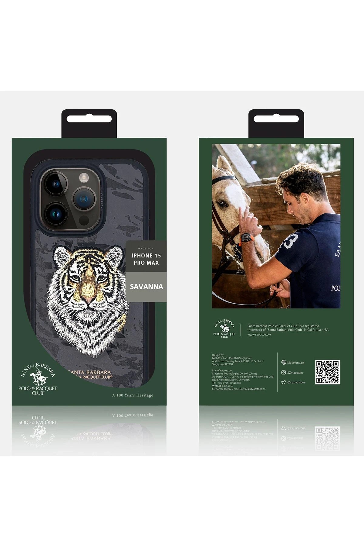 Santa Barbara Polo Racquet Club Apple iPhone 14 Pro Max Savanna Telefon Kılıfı