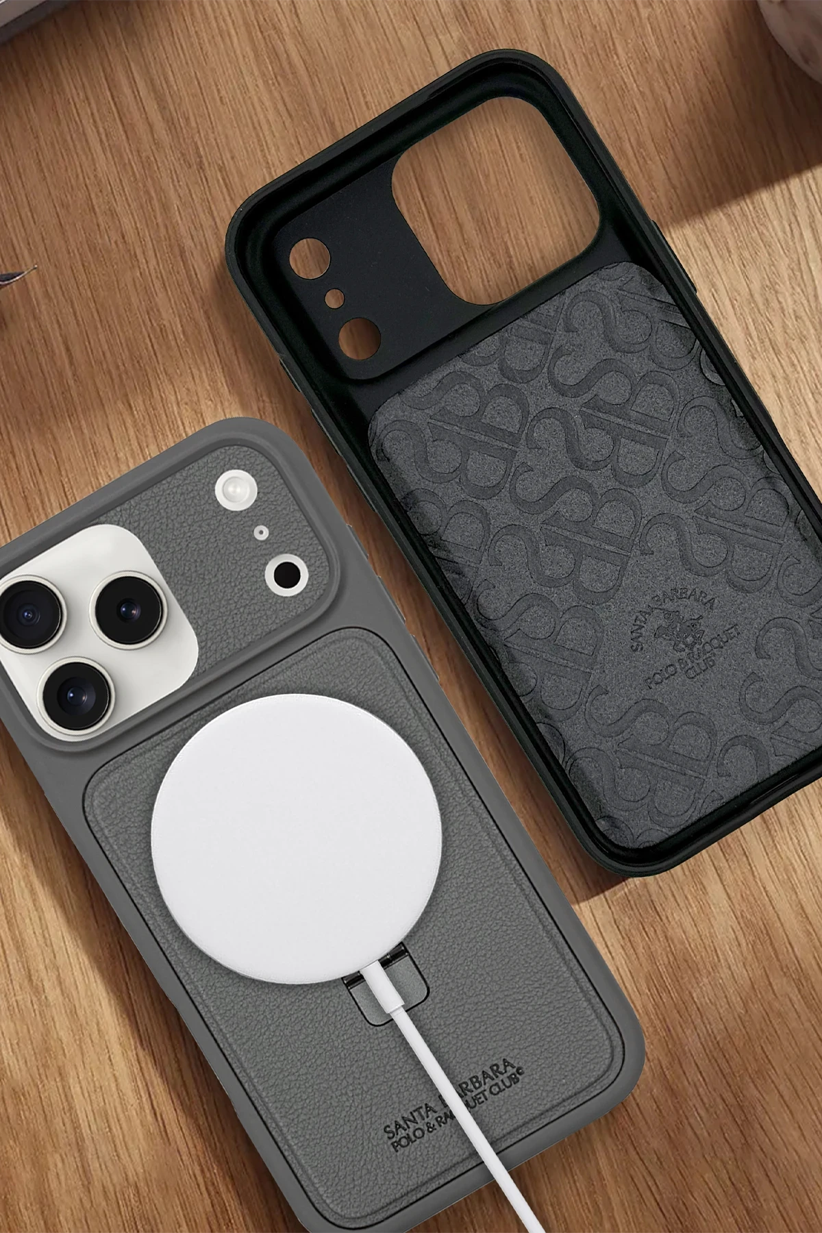Santa Barbara Polo Racquet Club iPhone 17 Primo Magsafe Standlı Telefon Kılıfı