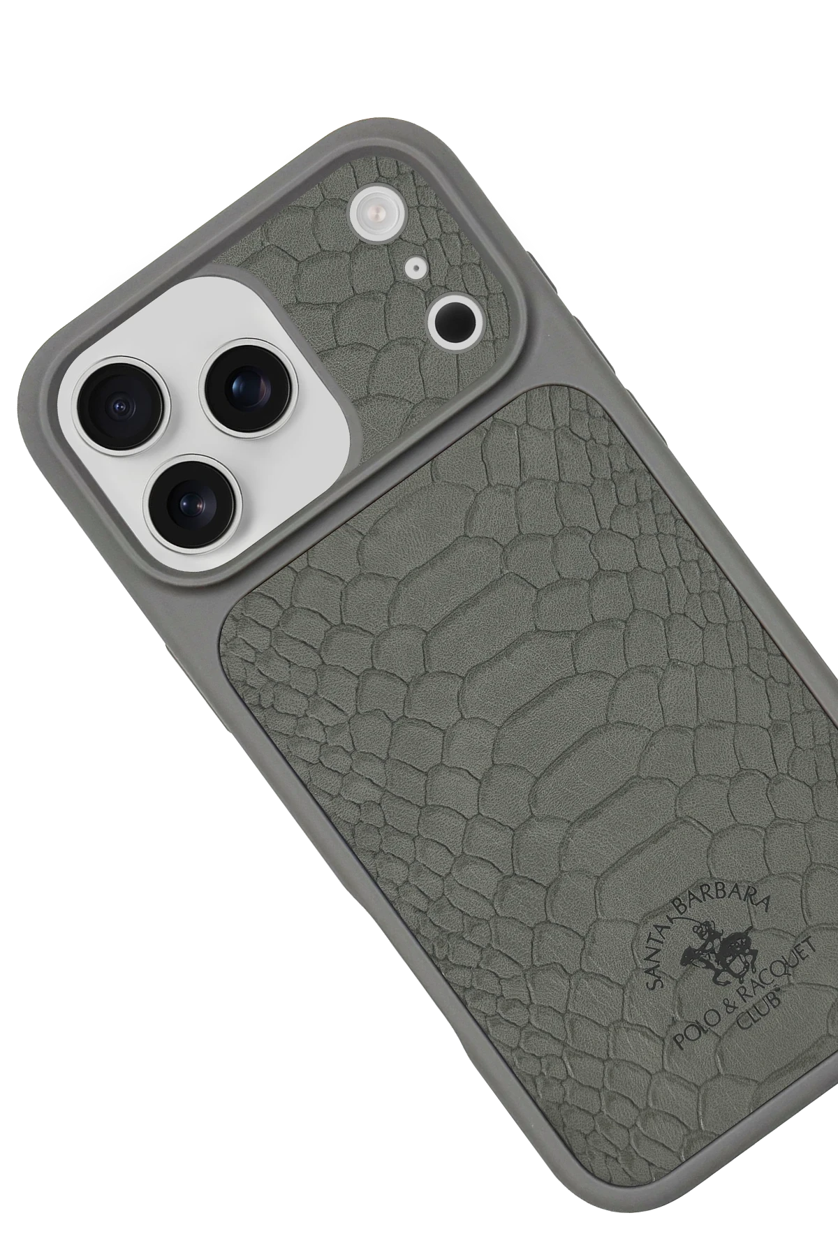 Santa Barbara Polo Racquet Club iPhone 17 Pro Max Knight Deri Telefon Kılıfı