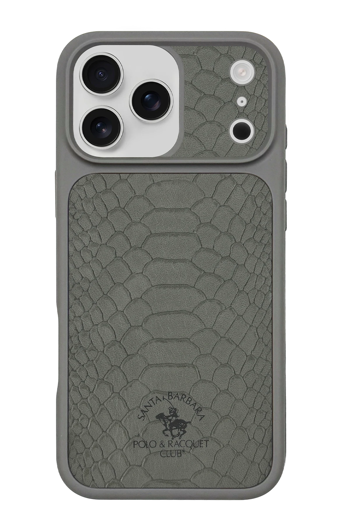 Santa Barbara Polo Racquet Club iPhone 17 Pro Max Knight Deri Telefon Kılıfı