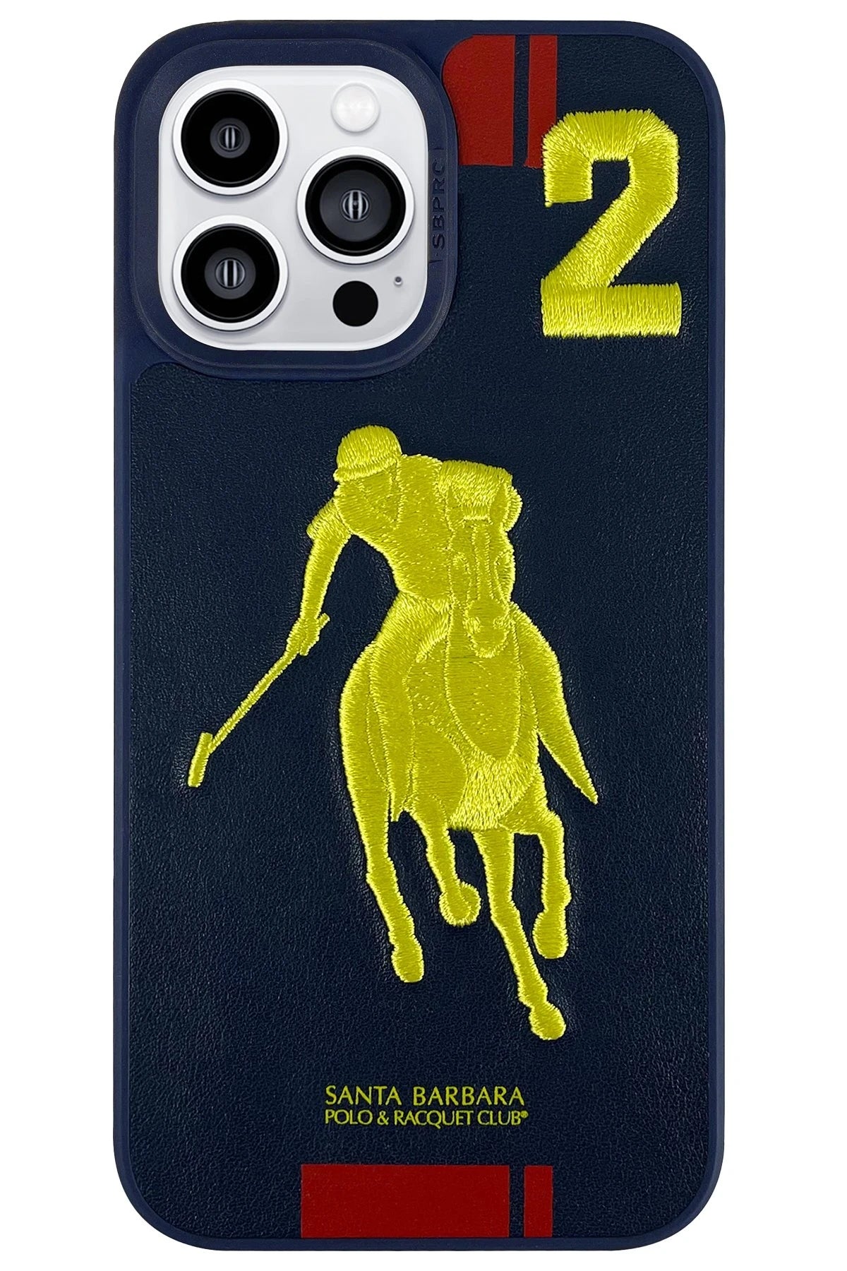Santa Barbara Polo Racquet Club iPhone 13 Pro Garner Deri Telefon Kılıfı
