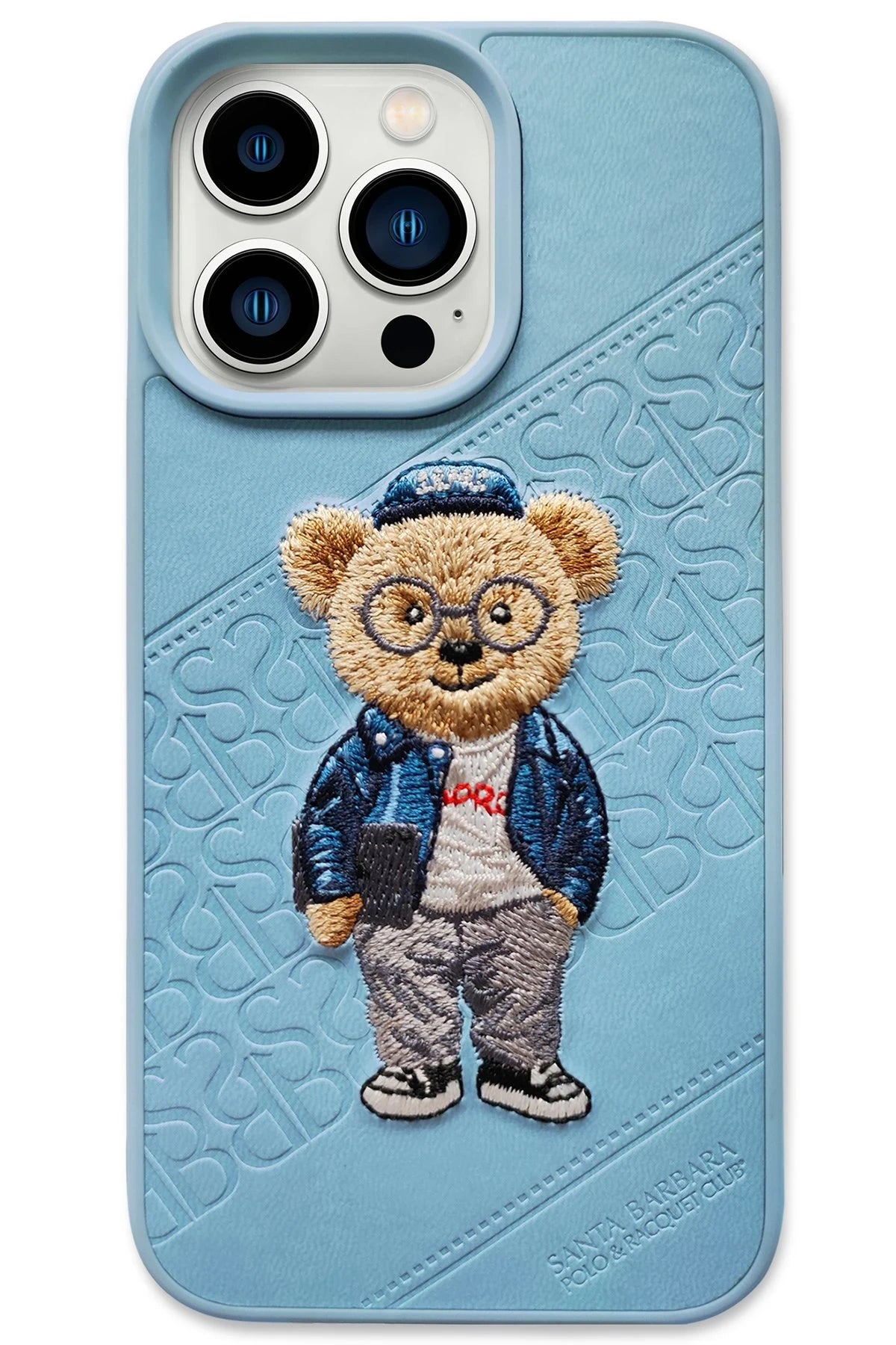 Santa Barbara Polo Racquet Club iPhone 13 Pro Max Crete Deri Telefon Kılıfı