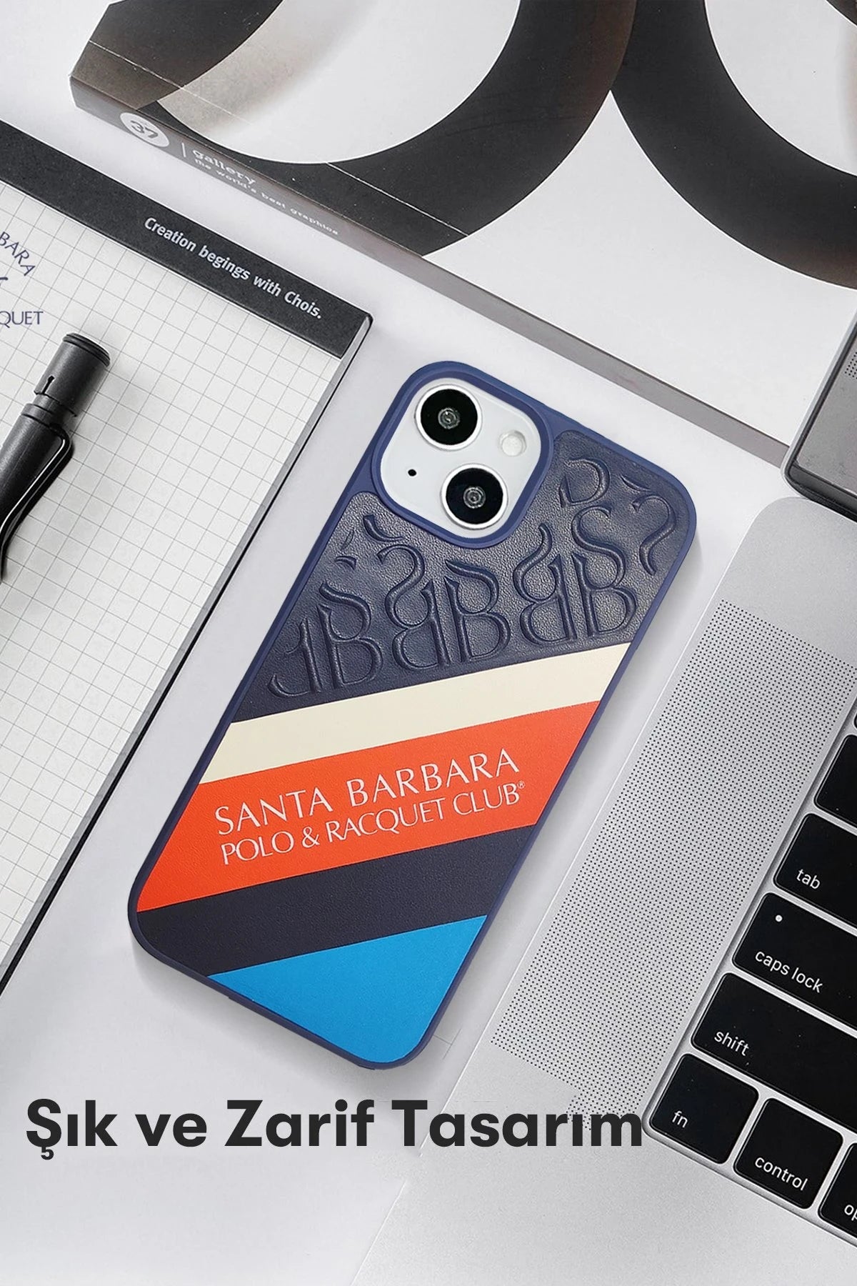 Santa Barbara Polo Racquet Club iPhone 13 Pro Max Franco Deri Telefon Kılıfı