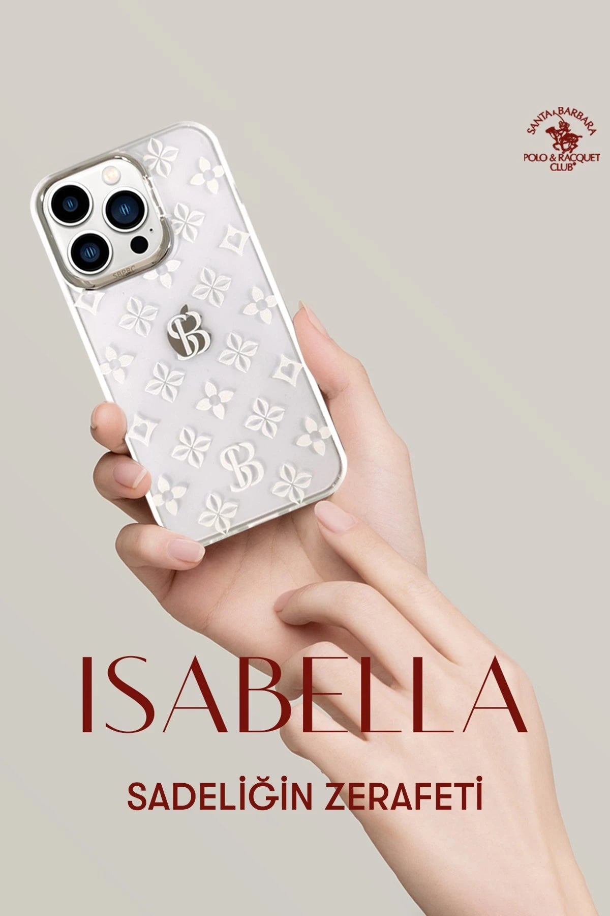 Santa Barbara Polo Racquet Club iPhone 13 Pro Max Isabella Stand Telefon Kılıfı